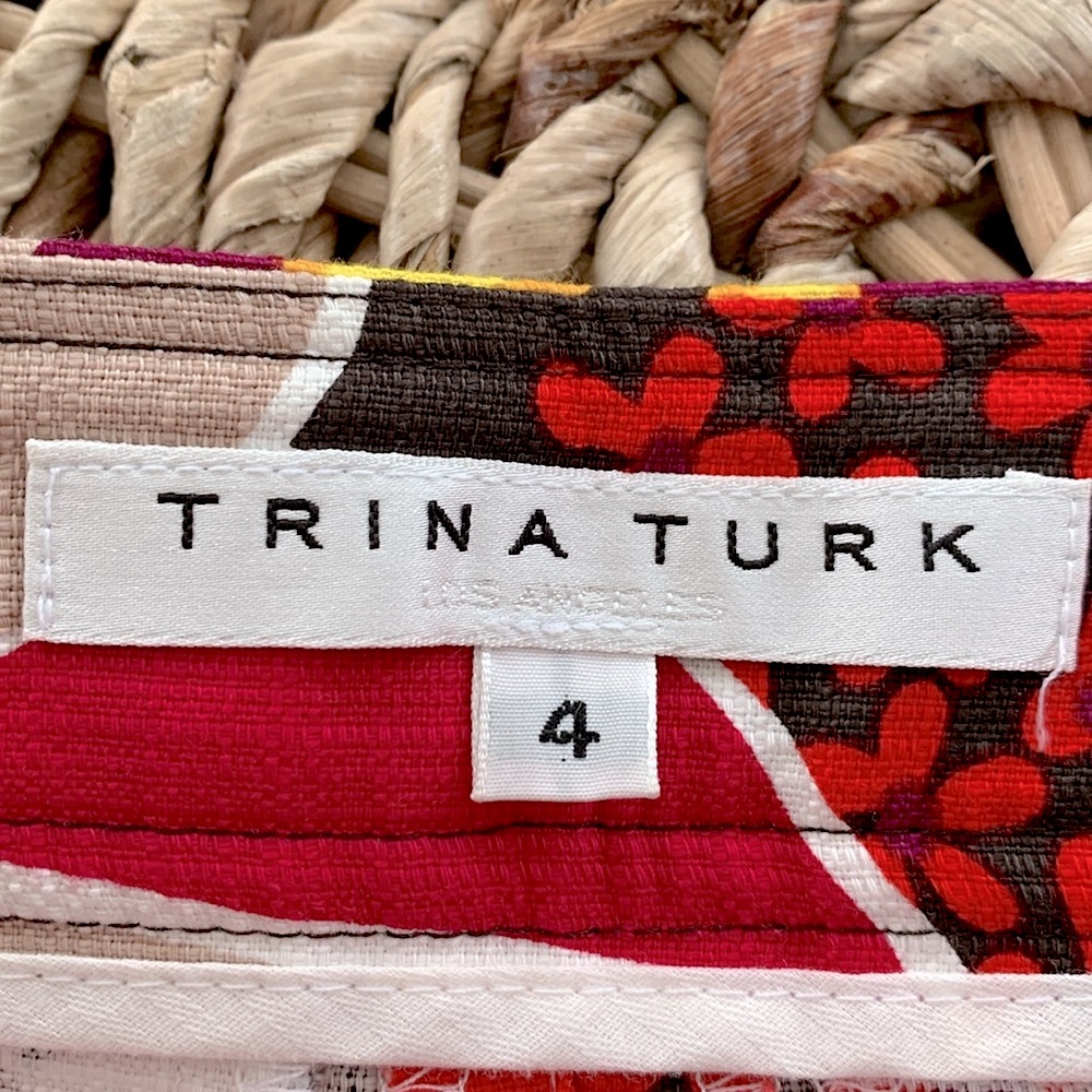 Trina Turk Floral Moss 2 Crop Pant - Picture 12 of 15